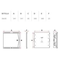Quadro Sistema VDI 30x30 Embutir Tigre – Instalação Moderna e Segura - imagem 3