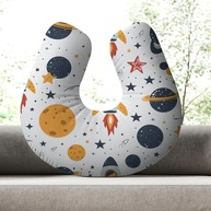 Almofada de Amamentação Astronauta em Malha Premium - Conforto e Estilo para Mães Modernas - imagem 3
