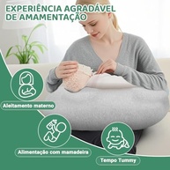 Almofada de Amamentação com Design Ergonômico – Conforto e Suporte Máximo para Mães Modernas - imagem 4