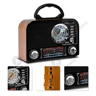 Rádio Retrô Bluetooth Marrom - Design Vintage com Som Potente e Funções Modernas - imagem 4
