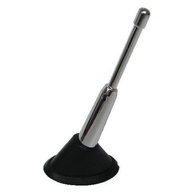 Antena Decorativa Universal Cromada 150mm Haste Curta para Carro - Estilo e Modernidade - imagem 1