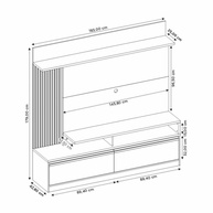 Home para TV 60" com LED: Elegância e Modernidade - imagem 2