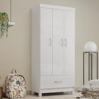 Guarda-Roupa Solteiro 3 Portas 1 Gaveta Prince Demóbile – Design Moderno e Organização Inteligente - imagem 3