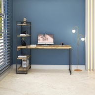 Escrivaninha com Estante Alta 1,50m - Design Moderno e 4 Prateleiras | Compace Dynamica - imagem 2
