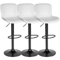 Kit 3 Banquetas Giratórias com Encosto - Design Moderno para Cozinha Americana e Balcão - imagem 2