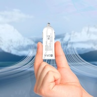 Carregador Veicular Rápido 2.4A: Carga Completa em 1 Hora | Design Moderno Branco - imagem 3