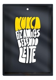 Quadro Decorativo Porta Tampinhas de Cerveja - Design Moderno em MDF Resistente - imagem 4