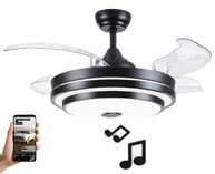 Ventilador de Teto Retrátil com Som Bluetooth – Moderno, Silencioso e Estiloso - imagem 5
