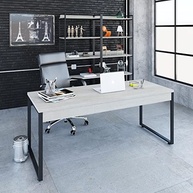 Mesa Diretor Kuadra 180x70cm - Design Moderno com Estrutura Preta - imagem 3
