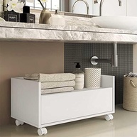 Gabinete Armário de Banheiro 60cm com Rodízios - Design Moderno e Funcionalidade - imagem 5