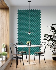 Azulejo Autoadesivo 3D para Backsplash - Mosaicowall com Design Moderno para Cozinha e Banheiro (Azul-Petróleo) - imagem 3