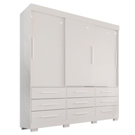 Guarda Roupa Casal Luana: 9 Gavetas e Design Moderno - imagem 2