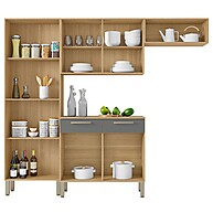 Armário de Cozinha Aurora: 10 Portas e Design Moderno - imagem 2