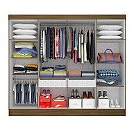 Guarda Roupa Casal Mariah: 8 Portas e Design Moderno - imagem 2