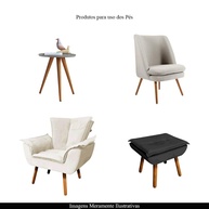 Pés de Madeira 30cm + Chapinhas Inclinadas: Design Moderno! - imagem 2