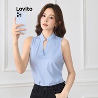Blusa Geométrica Lovito: Estilo Casual e Moderno - imagem 2