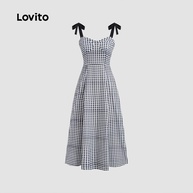 Vestido Xadrez Lovito: Estilo Casual e Moderno - imagem 2