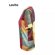 Camiseta Lovito Patchwork: Estilo Casual e Moderno - imagem 2