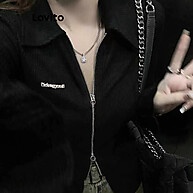 Camiseta Lovito com Zíper: Estilo Casual e Moderno - imagem 2