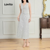 Conjunto Saia Listrada Lovito: Casual e Moderno - imagem 2