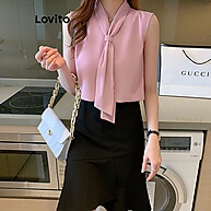 Blusa Lovito Elegante com Cadarço - Estilo Chique e Moderno - imagem 2