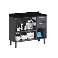 Balcão de Cozinha Itatiaia 105cm: Resistente, Espaçoso e Moderno - imagem 2