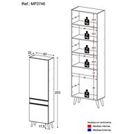 Paneleiro 2 Portas Veneza Multimóveis - Design Moderno e Ampla Organização - imagem 2