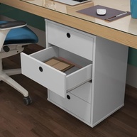 Mesa de Cabeceira Gaveteiro Classic 4 Gavetas com Corrediças Metálicas e Design Moderno - imagem 5