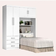 Guarda-Roupa Solteiro 4 Portas Cancun - Design Moderno e Funcionalidade - imagem 4