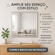 Espelho Adesivo Premium Acrílico 40x90cm com Bisotê | Seguro, Moderno e Fácil Instalação - imagem 5