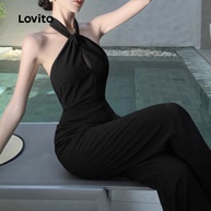 Macacão Elegante Lovito: Seu Look Moderno! - imagem 2