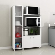 Balcão para Microondas com Cristaleira BL3304 - Tecno Mobili | Design Moderno e Praticidade - imagem 2