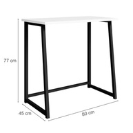Escrivaninha Dobrável Fit Compacta para Home Office e Estudos | Design Moderno com Pés de Aço - imagem 4