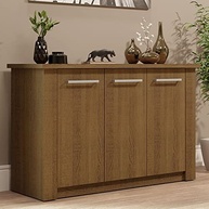Balcão Buffet Madesa 72705Z1 3 Portas Rustic – Estilo Rústico com Charme Moderno - imagem 3