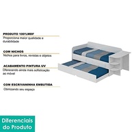 Bicama Helena Branco - Design Moderno e Funcionalidade para Seu Quarto - imagem 5