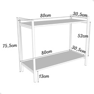 Mesa Lateral de Canto para Sofá com Design Industrial Moderno - imagem 3