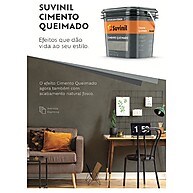 Cimento Queimado 5kg Suvinil: Acabamento Rústico com Toque Moderno - imagem 2