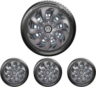 Jogo 4 Calotas Esportivas Velox Aro 15 Grafite - Design Moderno para Seu Volks - imagem 1