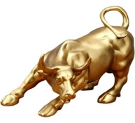Estátua de Touro de Ouro Dourado – Decoração Premium para Ambientes Modernos - imagem 1
