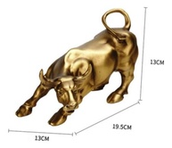 Estátua de Touro de Ouro Dourado – Decoração Premium para Ambientes Modernos - imagem 2
