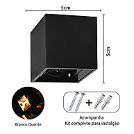 Arandela LED Embutir: Kit 5 Spots Modernos - imagem 2