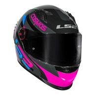 Capacete LS2 FF358 Pro Modok Preto e Rosa: Segurança e Estilo para Sua Pilotagem - imagem 5