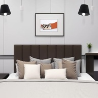 Cabeceira Cama Box Queen 8 Módulos Estofada Modular 60x20 cm - Design Moderno e Conforto Total (Marrom) - imagem 2