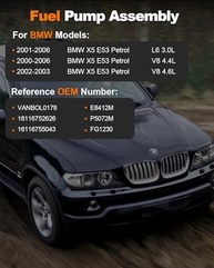 Módulo Bomba Combustível Elétrica BMW X5 E53 2000-2006 3.0L 4.4L 4.6L GAS - Peça de Reposição de Alta Performance - imagem 3