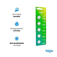 Pilha CR2032 3V Elgin – 5 Unidades de Bateria Moeda - imagem 2