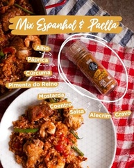 BR Spices Tempero Mix Espanhol & Paella Com Moedor 90G - - imagem 5