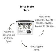 Kit 3 Evita Mofo 180g - Combate Umidade, Bolor e Fungos em Guarda-Roupas e Armários - imagem 3
