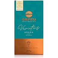 Café Orfeu Arara 100% Arábica Torrado Moído 250g - imagem 1