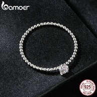 Anel de Prata Bamoer: Elegância com Moissanite - imagem 2