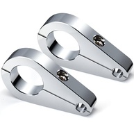 MoKitDora Braçadeiras Cromadas 2,5cm para Cabos de Acelerador e Embreagem Harley | Clipes de Freio Universais - imagem 2